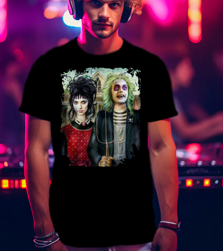 American Gothic Beetlejuice Lydia House T-Shirt