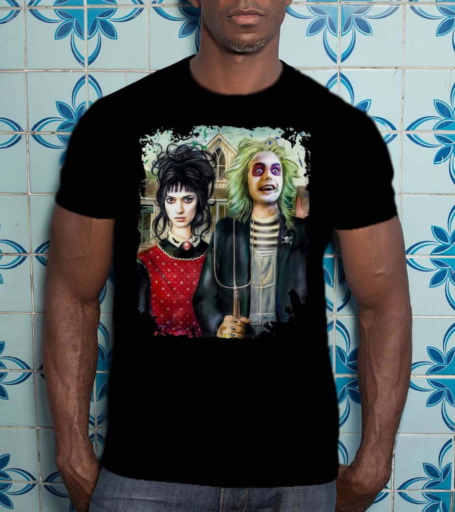 American Gothic Beetlejuice Lydia House T-Shirt