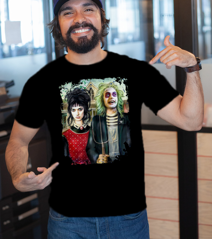 American Gothic Beetlejuice Lydia House T-Shirt