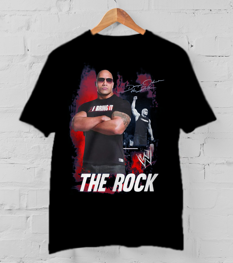Dwayne Johnson Bring It The Rock WWE T-Shirt