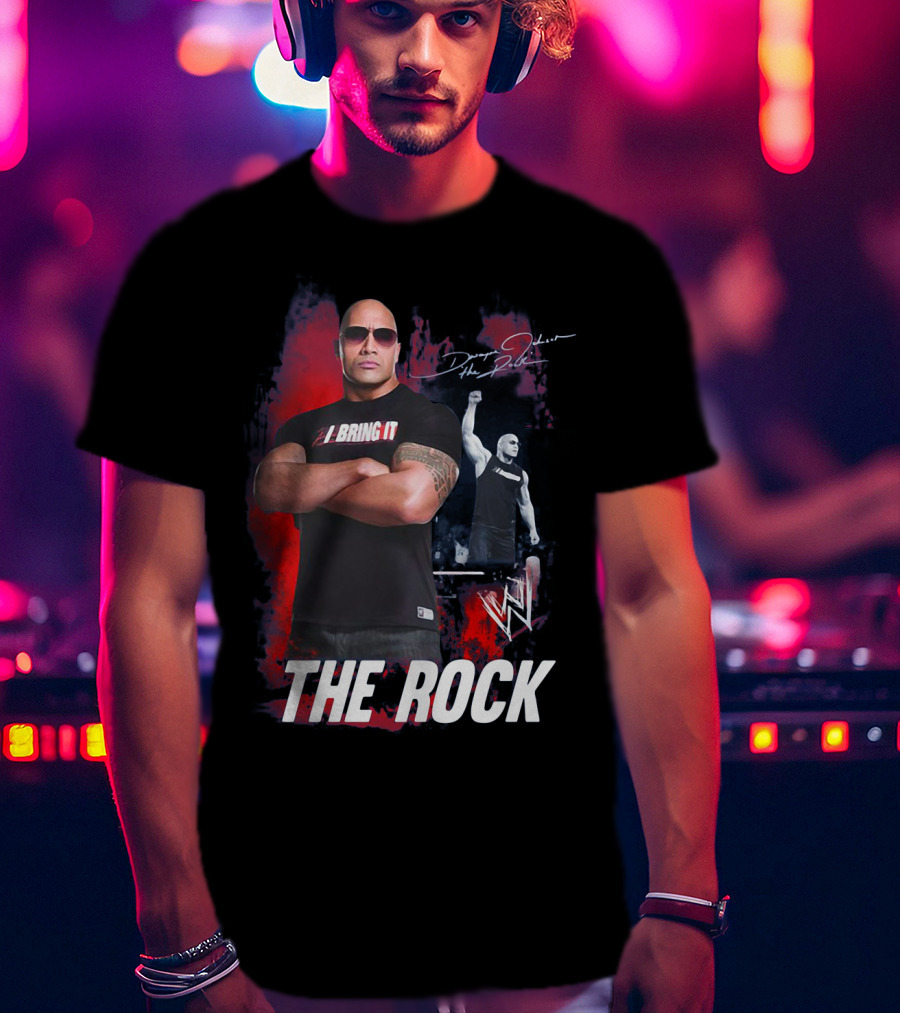 Dwayne Johnson Bring It The Rock WWE T-Shirt