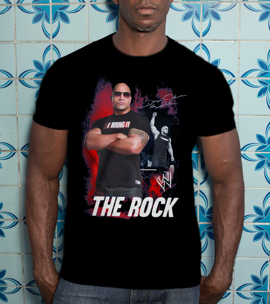 Dwayne Johnson Bring It The Rock WWE T-Shirt