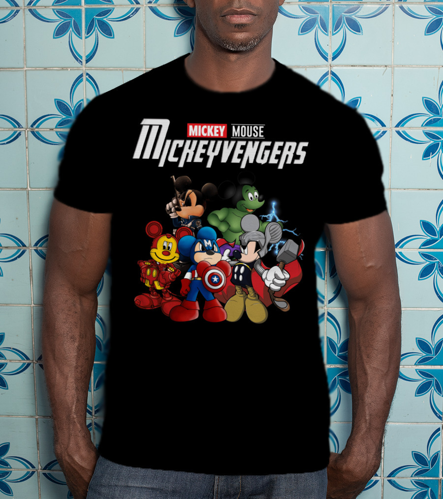 Mickey Mouse Mickeyvengers Marvel Avengers Endgame Disney Crossover T-Shirt