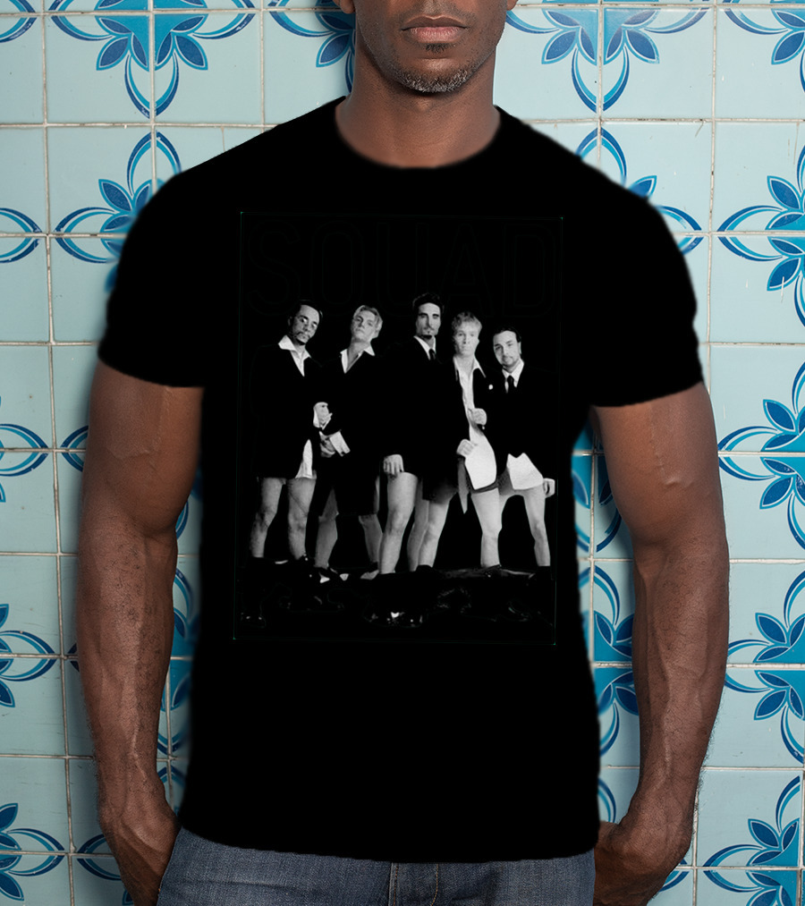 Squad Backstreet Boys Rolling Stone Style T-Shirt