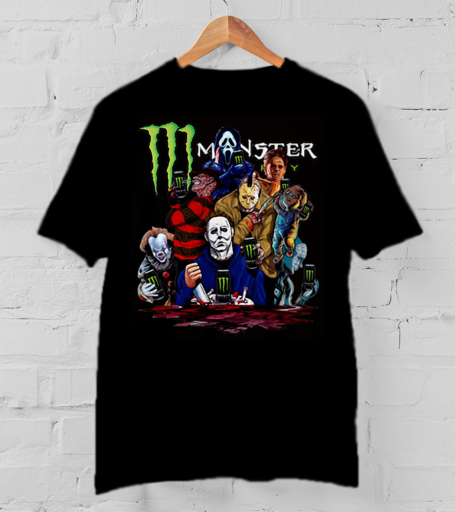 Monster Energy Team Horror Icons T-Shirt