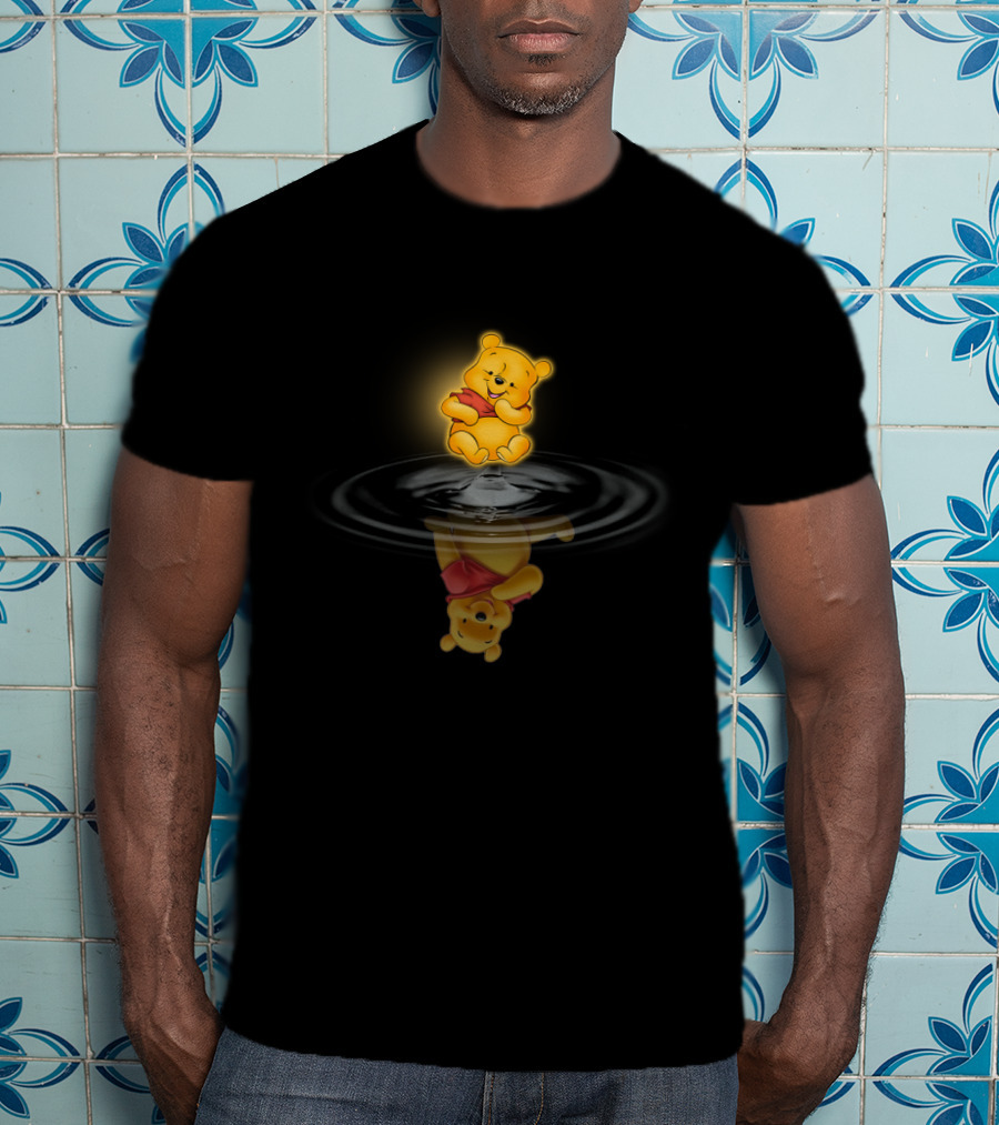 Winnie The Pooh Water Ripples Reflective T-Shirt