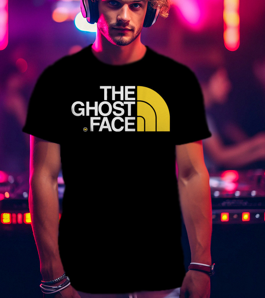 Wu Tang Clan The Ghost Face North Face Logo T-Shirt