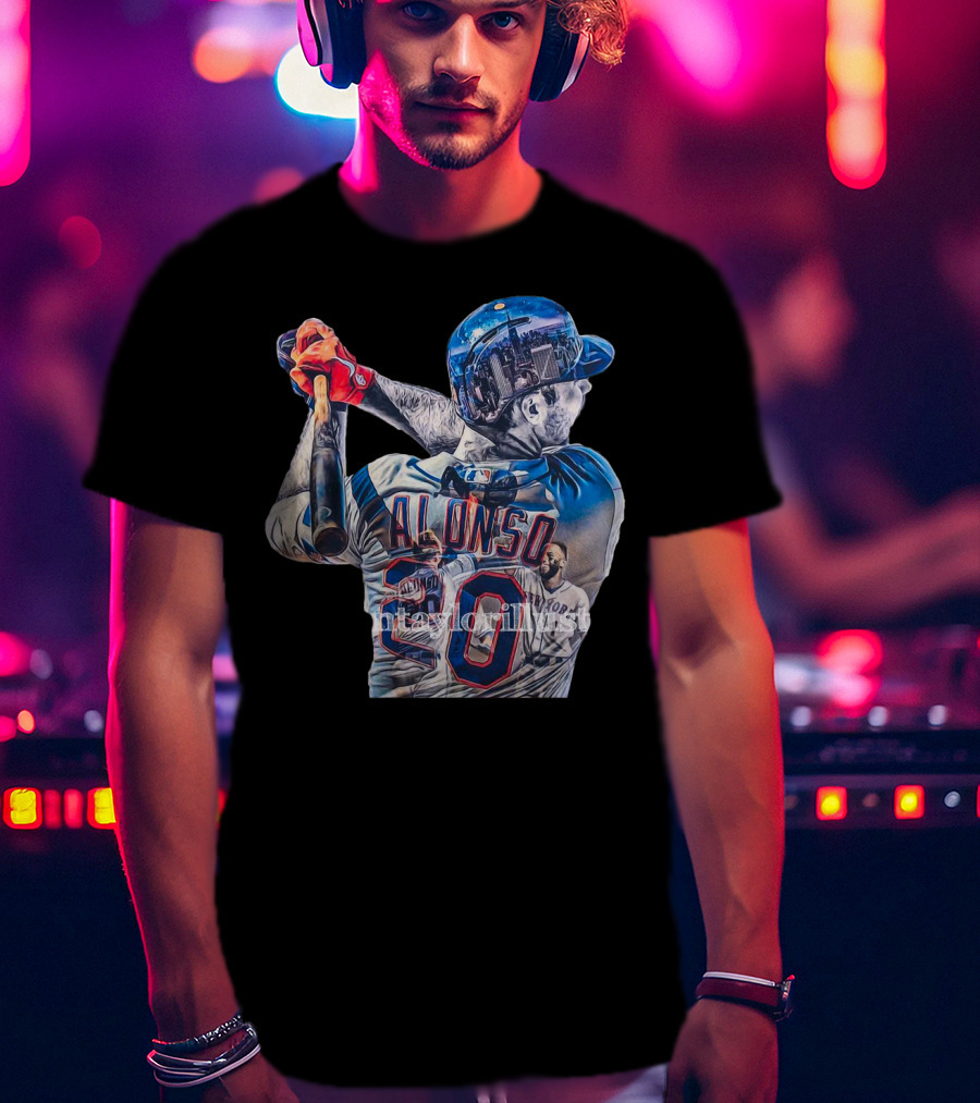 Polar Bear Pete Alonso MLB Alonso 20 Batter Graphic Taylorllyllst T-Shirt