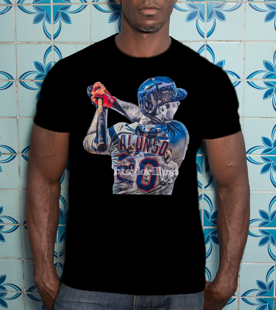 Polar Bear Pete Alonso MLB Alonso 20 Batter Graphic Taylorllyllst T-Shirt