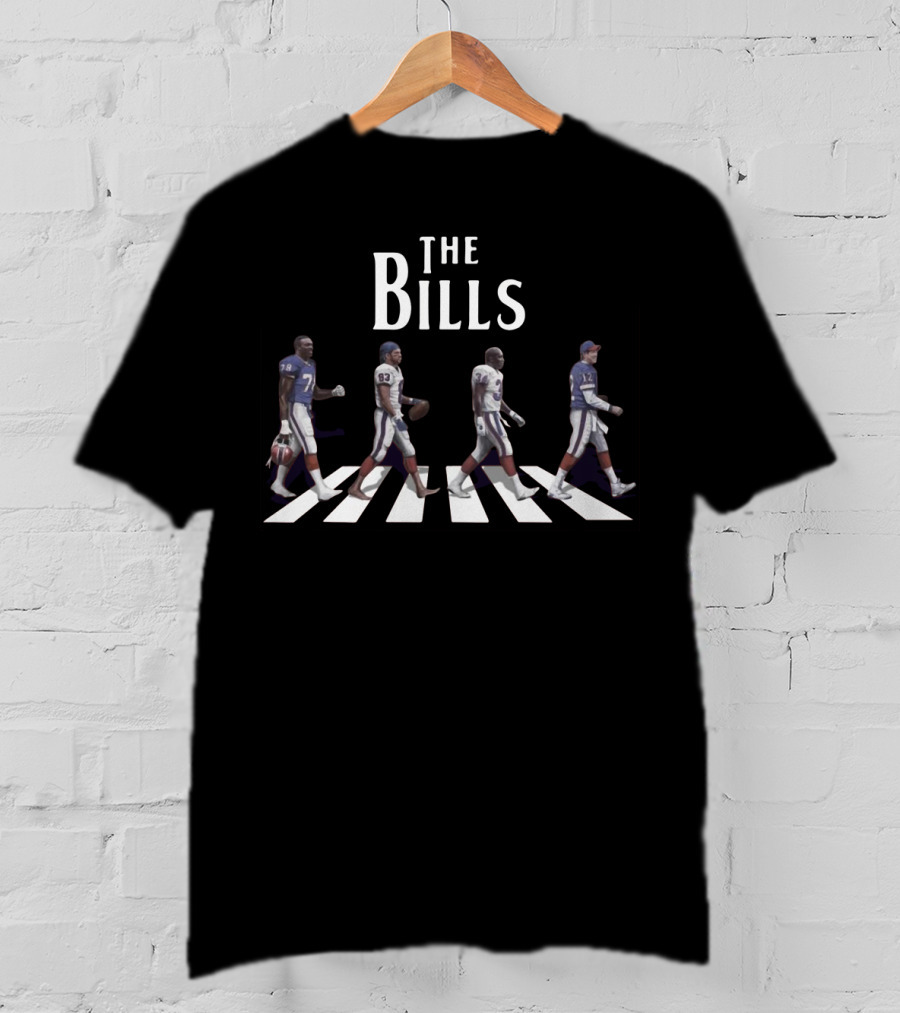 Abbey Road The Bills Football Players Crossing Iconic Street T-Shirt