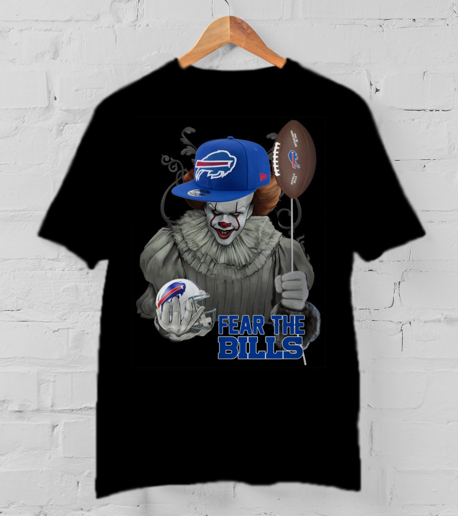 Pennywise Fear The Buffalo Bills Football Helmet T-Shirt