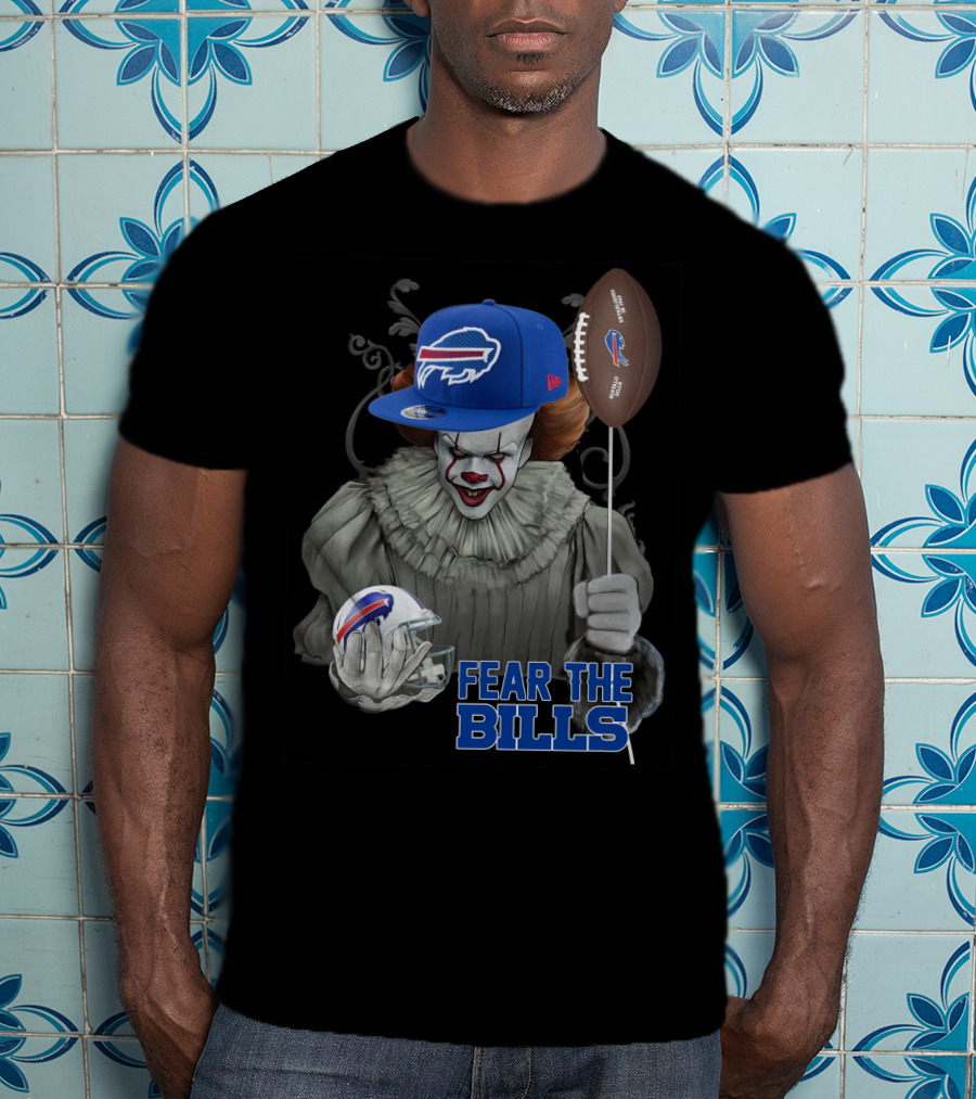 Pennywise Fear The Buffalo Bills Football Helmet T-Shirt