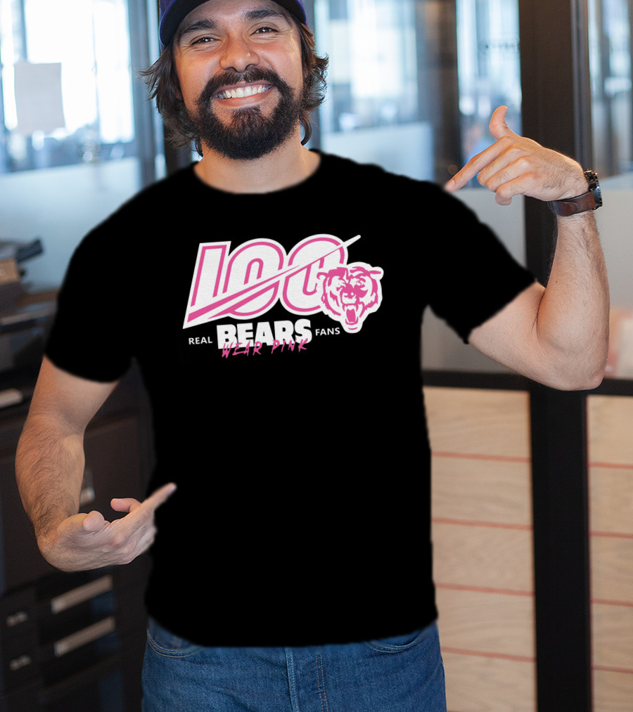 Real Bears Fans Wear Pink T-Shirt