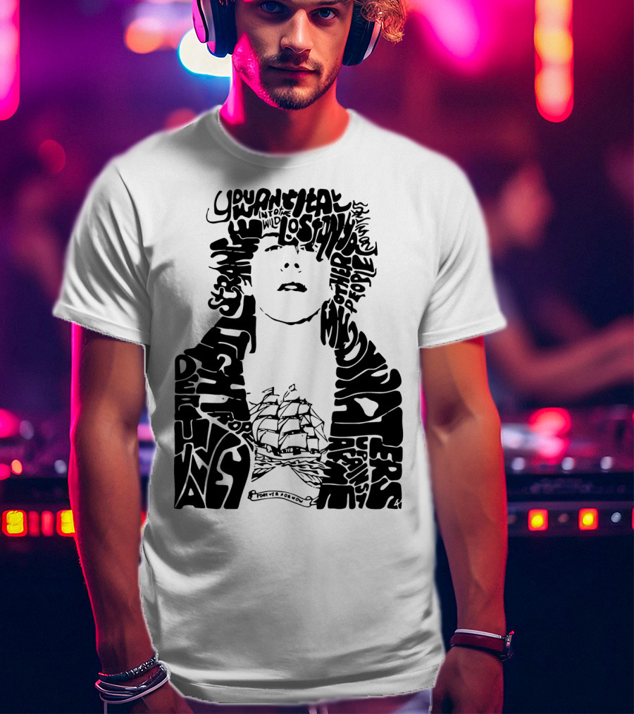 Lp Lost On You Uprising Departure Waters Stormy Seas By Paul Attwood T-Shirt