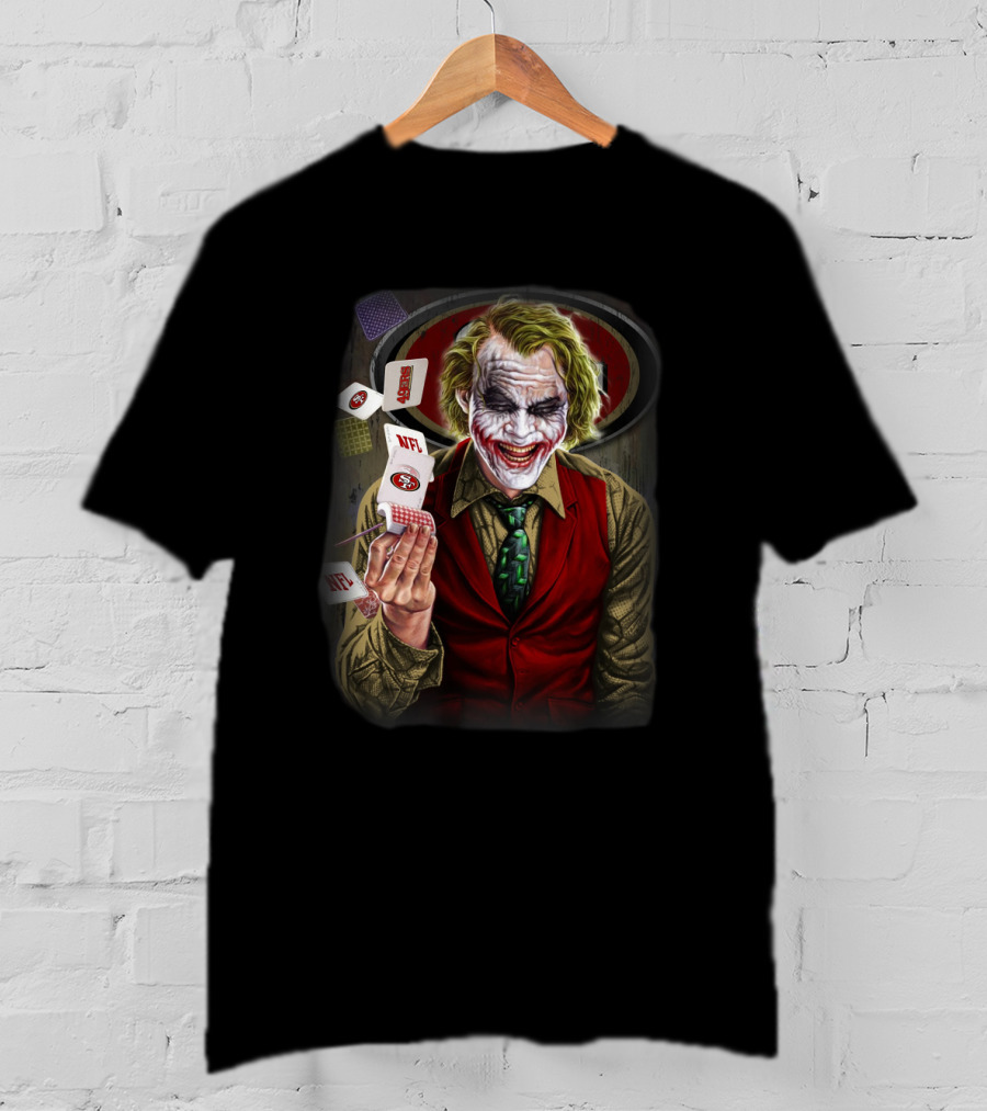 San Francisco 49ers Joker Nfl Poker Cards T-Shirt