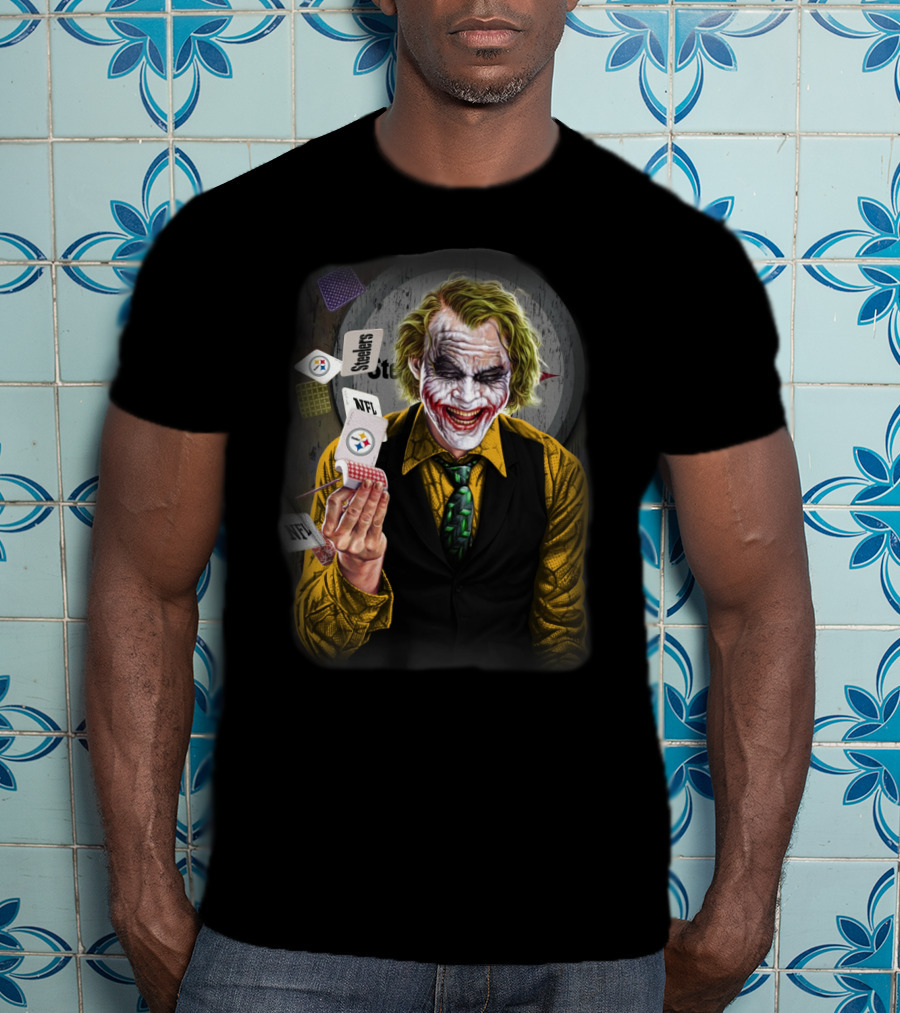 Pittsburgh Steelers Joker Nfl Playing Cards T-Shirt
