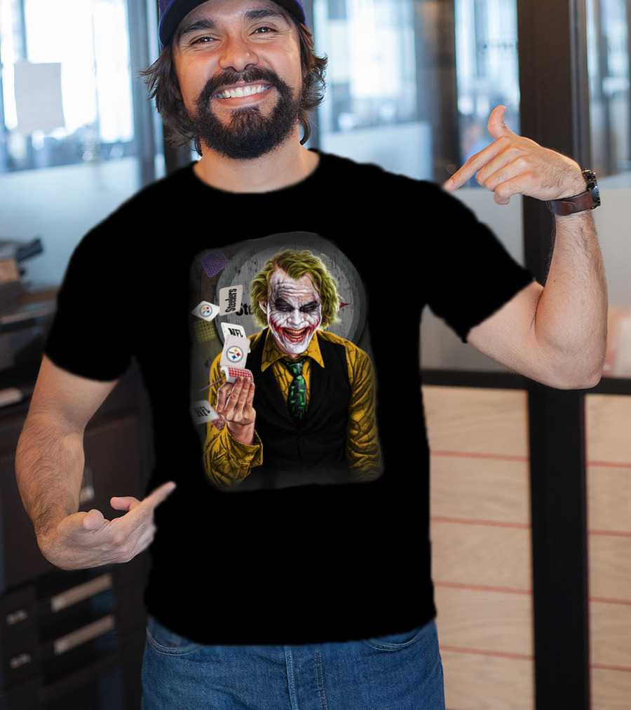 Pittsburgh Steelers Joker Nfl Playing Cards T-Shirt