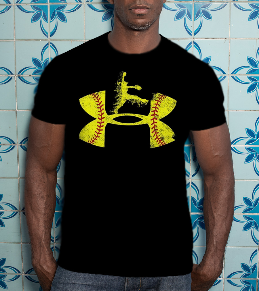 Under Armour Softball Player Jumping T-Shirt