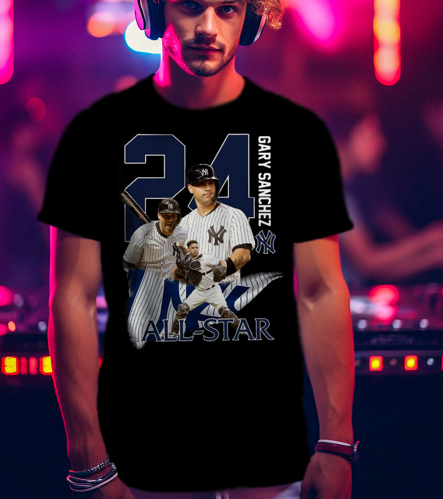 New York Yankees Gary Sanchez 24 All-Star T-Shirt