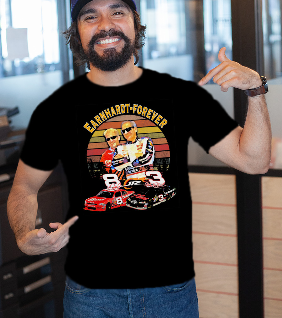 Earnhardt Forever No. 8 And 3 NASCAR Racing Legends T-Shirt