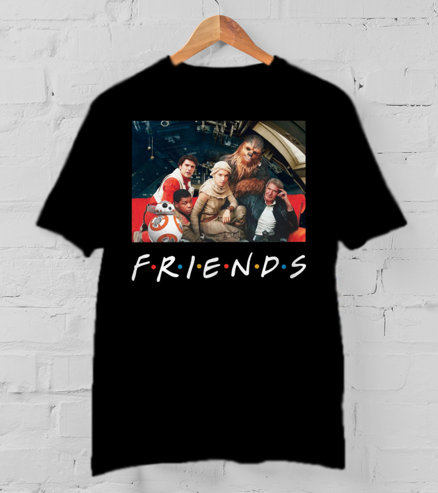 Star Wars Cast In Friends T-Shirt