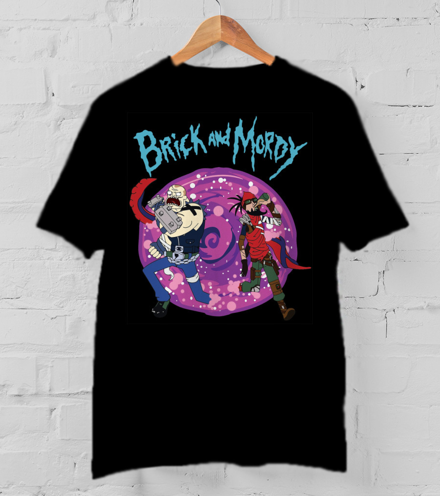 Brick And Moroy Portal Crossover Adventure T-Shirt