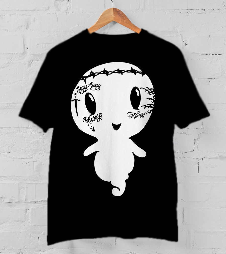 Stay Away Always Tired Ghost Post Malone Tattoo T-Shirt