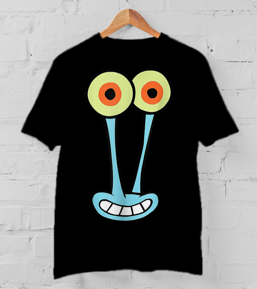 Gary Halloween Snail Cartoon Face Funny Group Costume T-Shirt