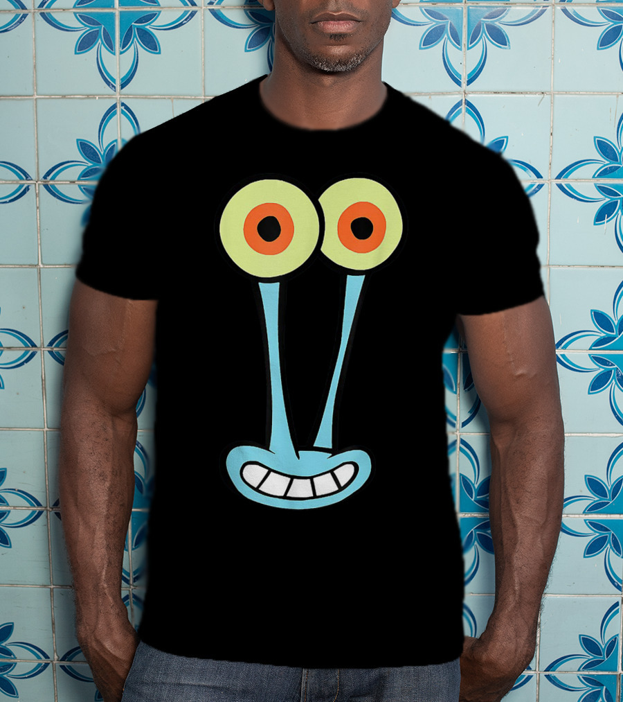 Gary Halloween Snail Cartoon Face Funny Group Costume T-Shirt