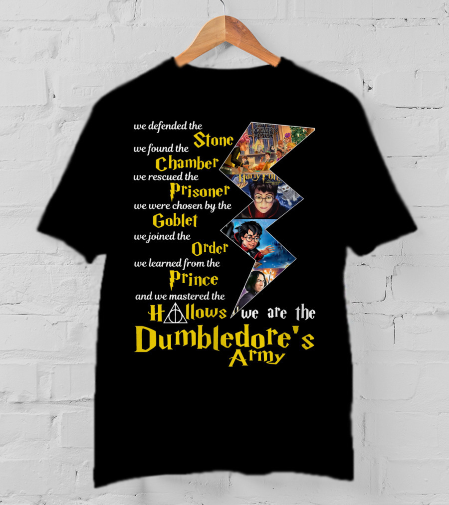 We Defended The Stone Chamber Prisoner Goblet Order Prince Hallows Dumbledore's Army T-Shirt