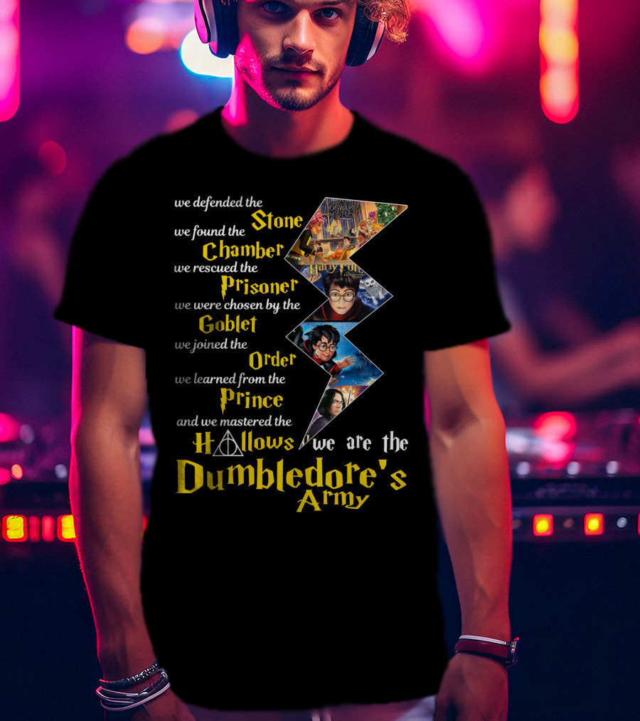 We Defended The Stone Chamber Prisoner Goblet Order Prince Hallows Dumbledore's Army T-Shirt