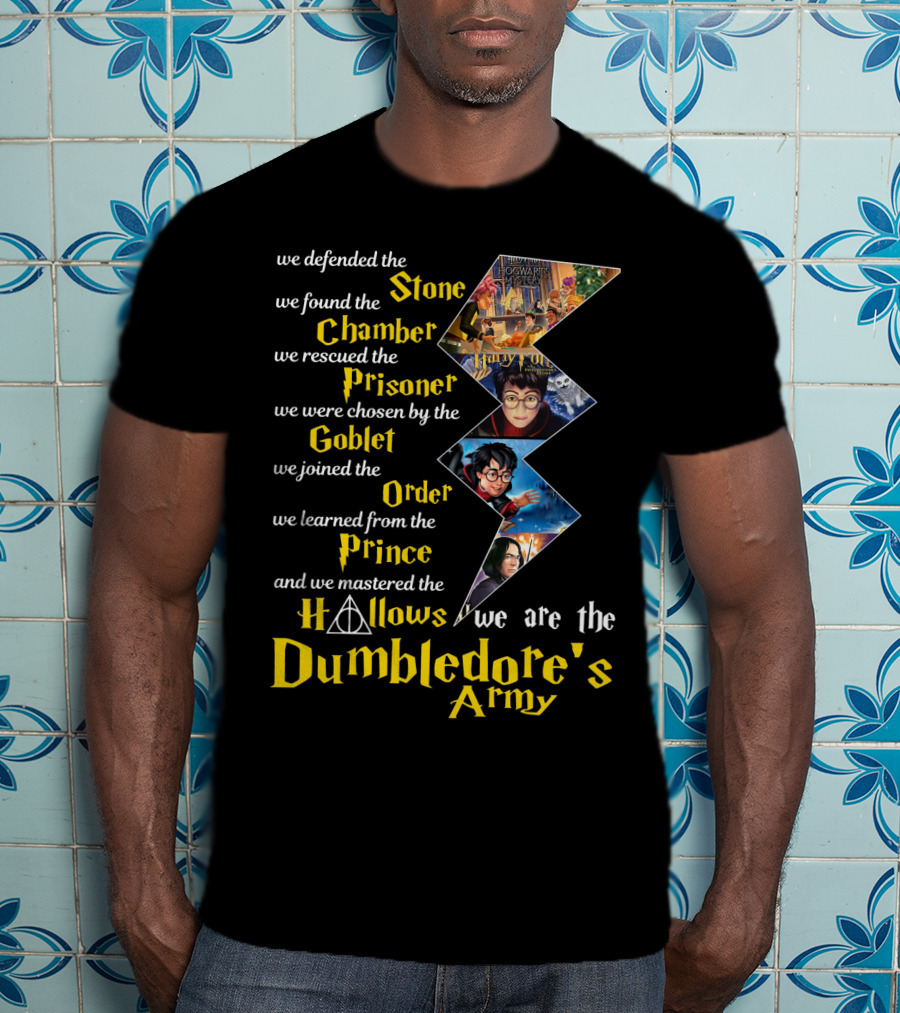 We Defended The Stone Chamber Prisoner Goblet Order Prince Hallows Dumbledore's Army T-Shirt