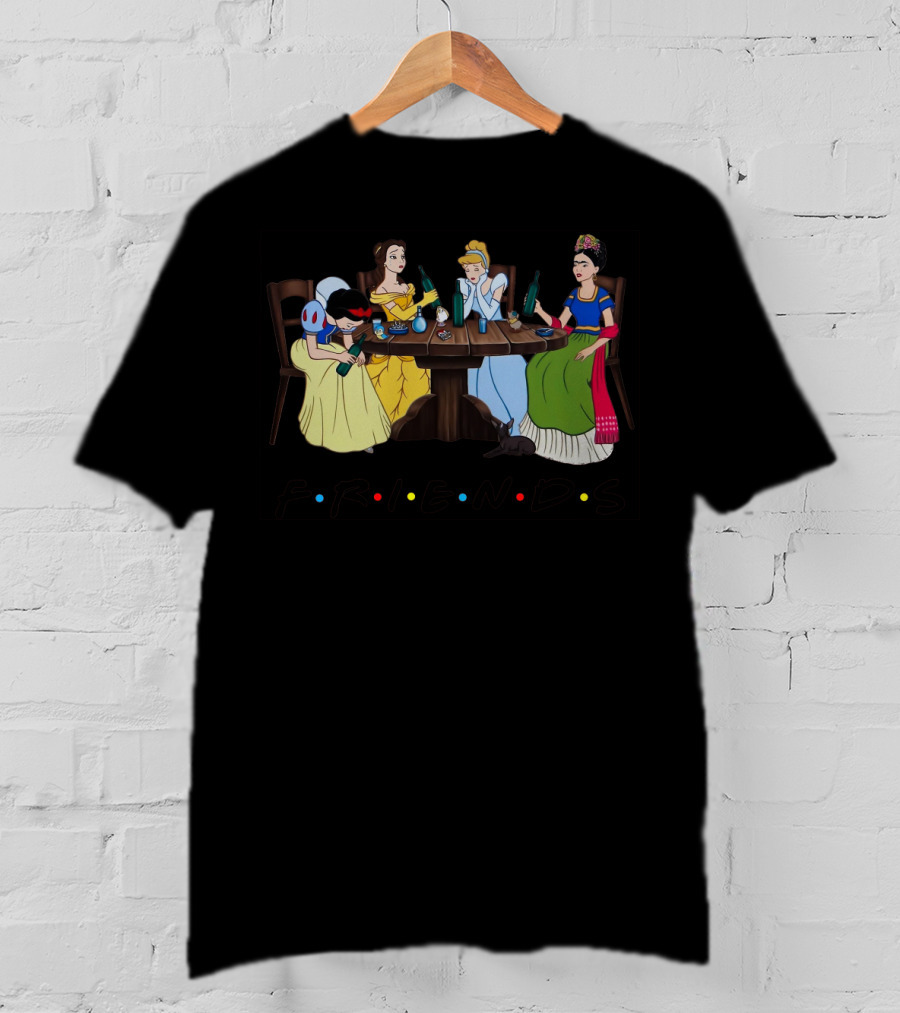 Disney Queens Friends With Frida Kahlo At Table T-Shirt