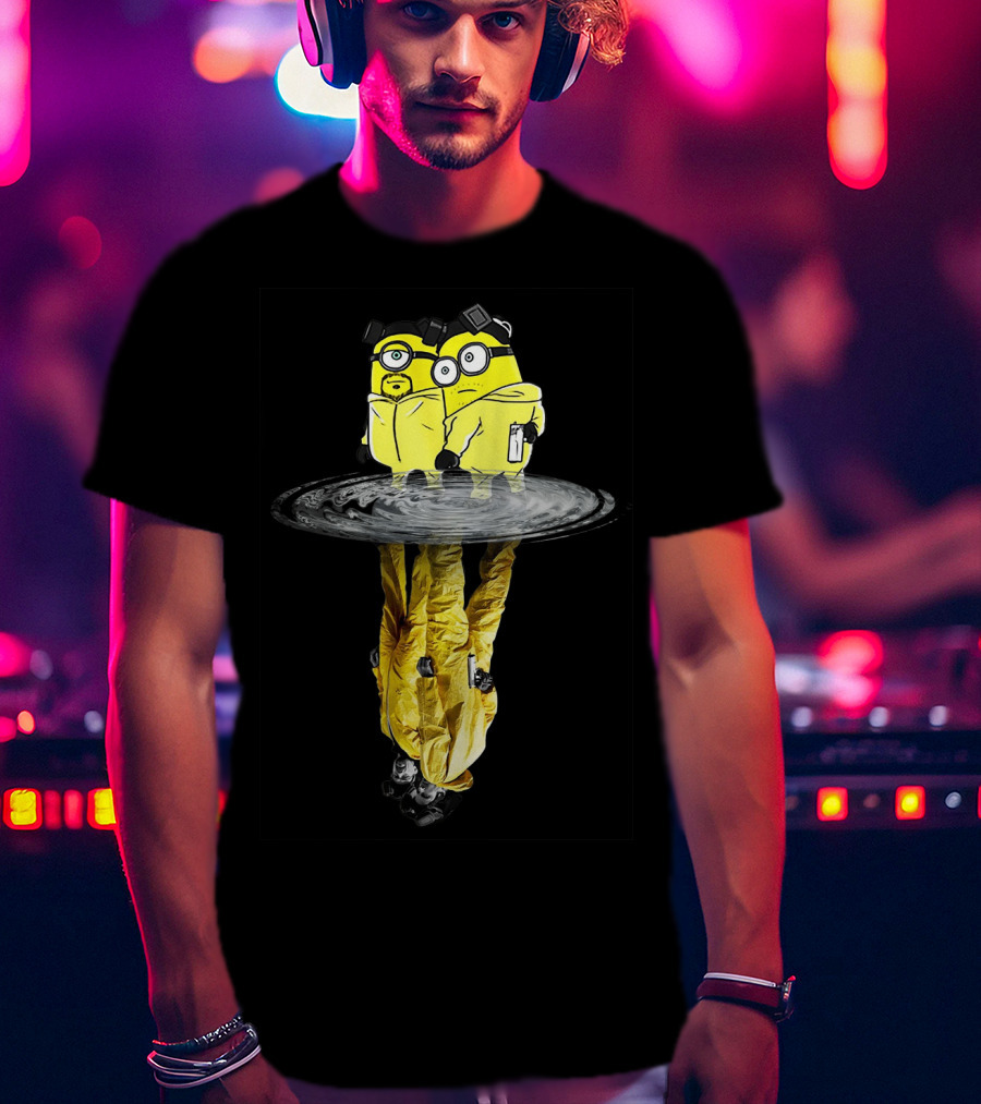 Minion Walter White Jesse Breaking Bad Reflection T-Shirt