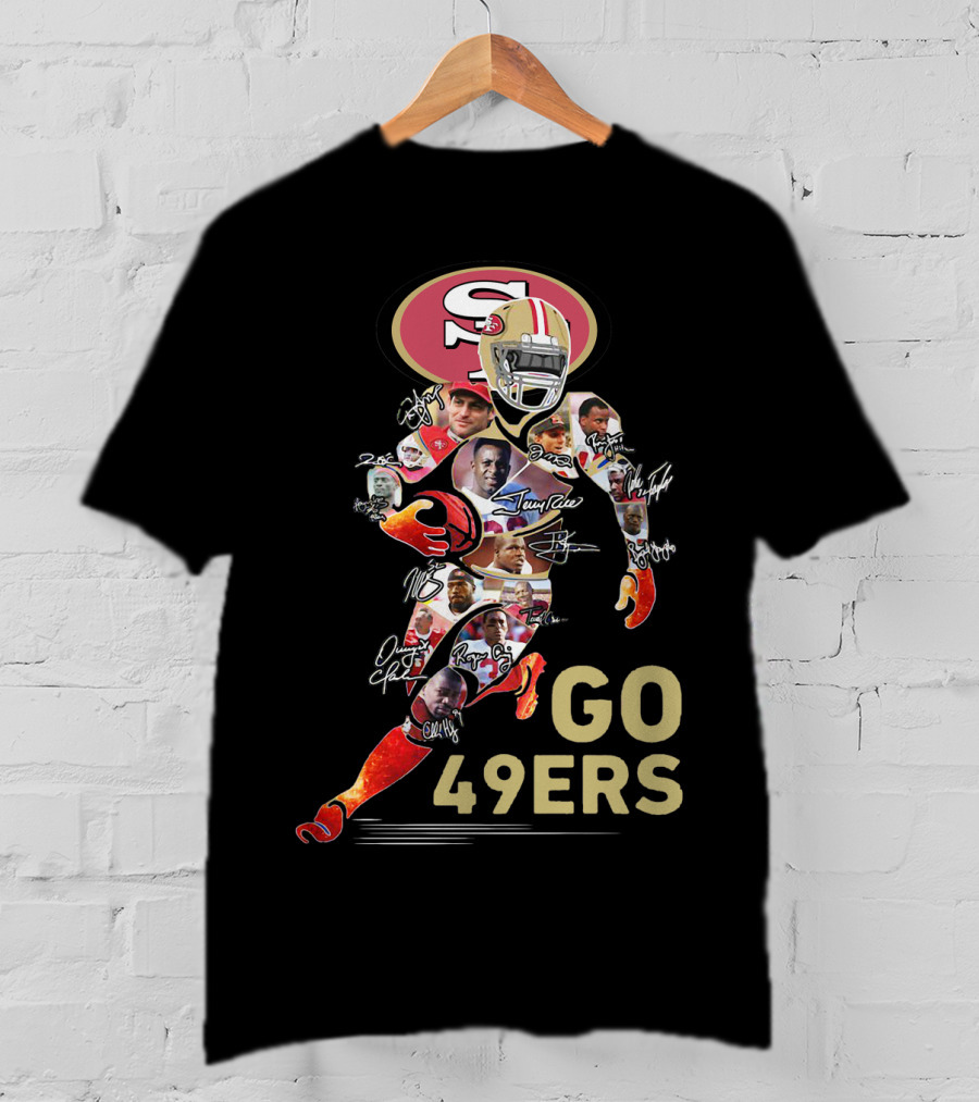 Go San Francisco 49ers Legends And Iconic Autographs T-Shirt