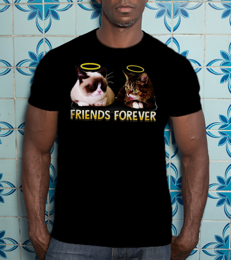 Grumpy Lil Bub Friends Forever T-Shirt
