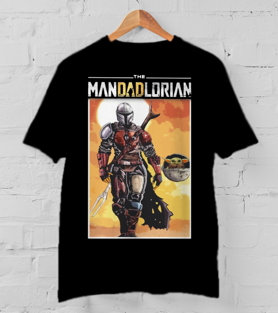 The Mandadlorian Dad Yoda The Mandalorian T-Shirt