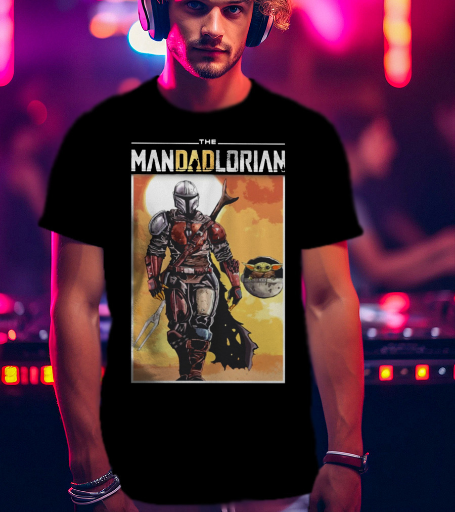 The Mandadlorian Dad Yoda The Mandalorian T-Shirt