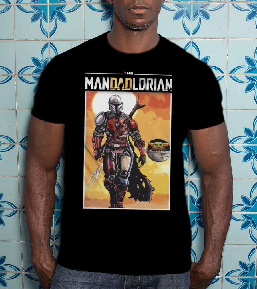 The Mandadlorian Dad Yoda The Mandalorian T-Shirt