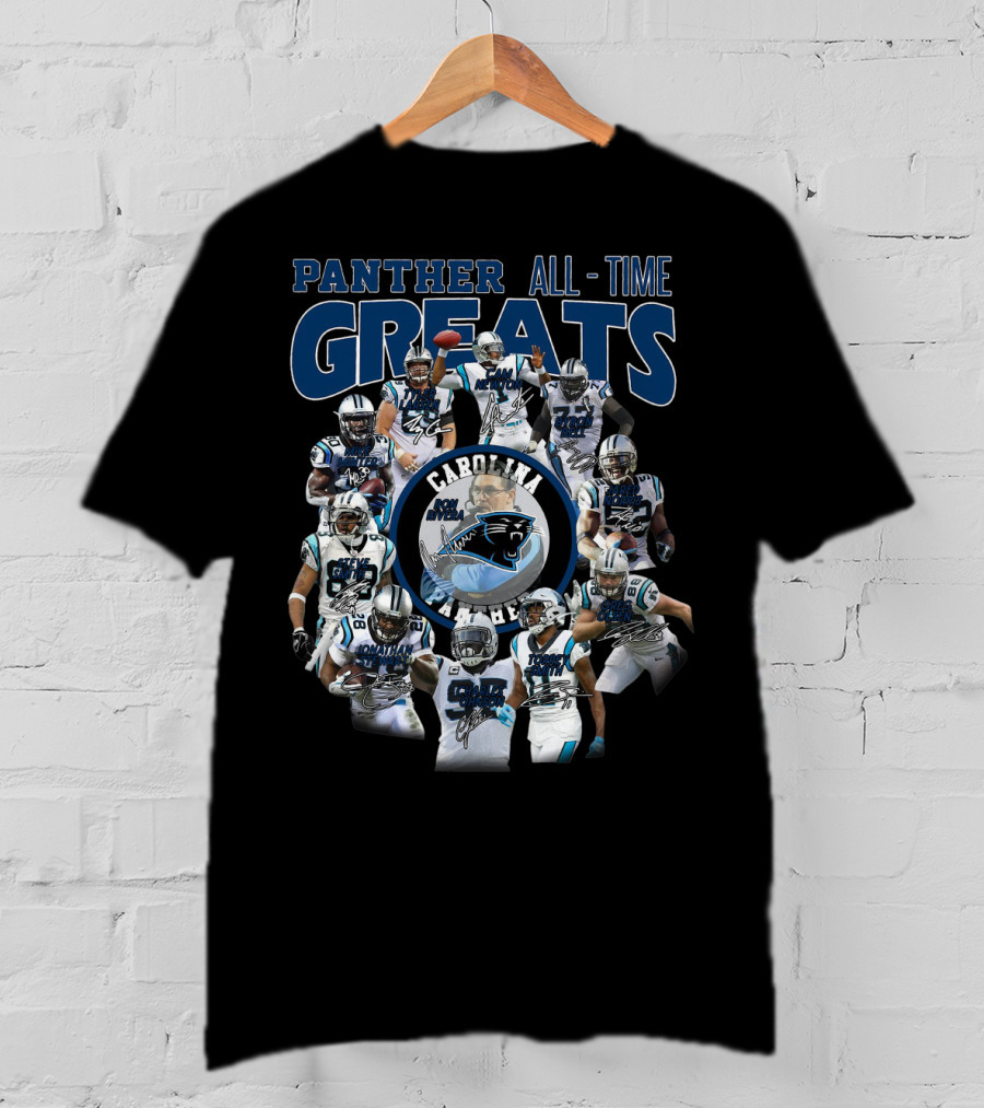 Panther All-Time Greats Carolina Panthers T-Shirt