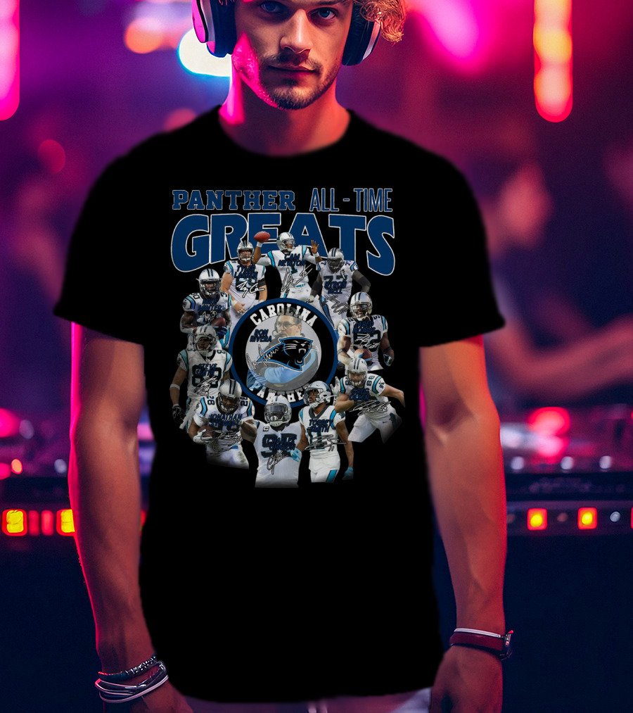 Panther All-Time Greats Carolina Panthers T-Shirt