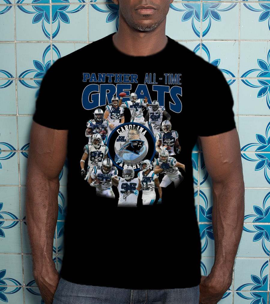 Panther All-Time Greats Carolina Panthers T-Shirt