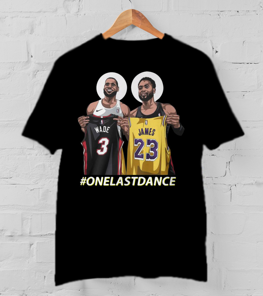 Wade 3 James 23 One Last Dance T-Shirt