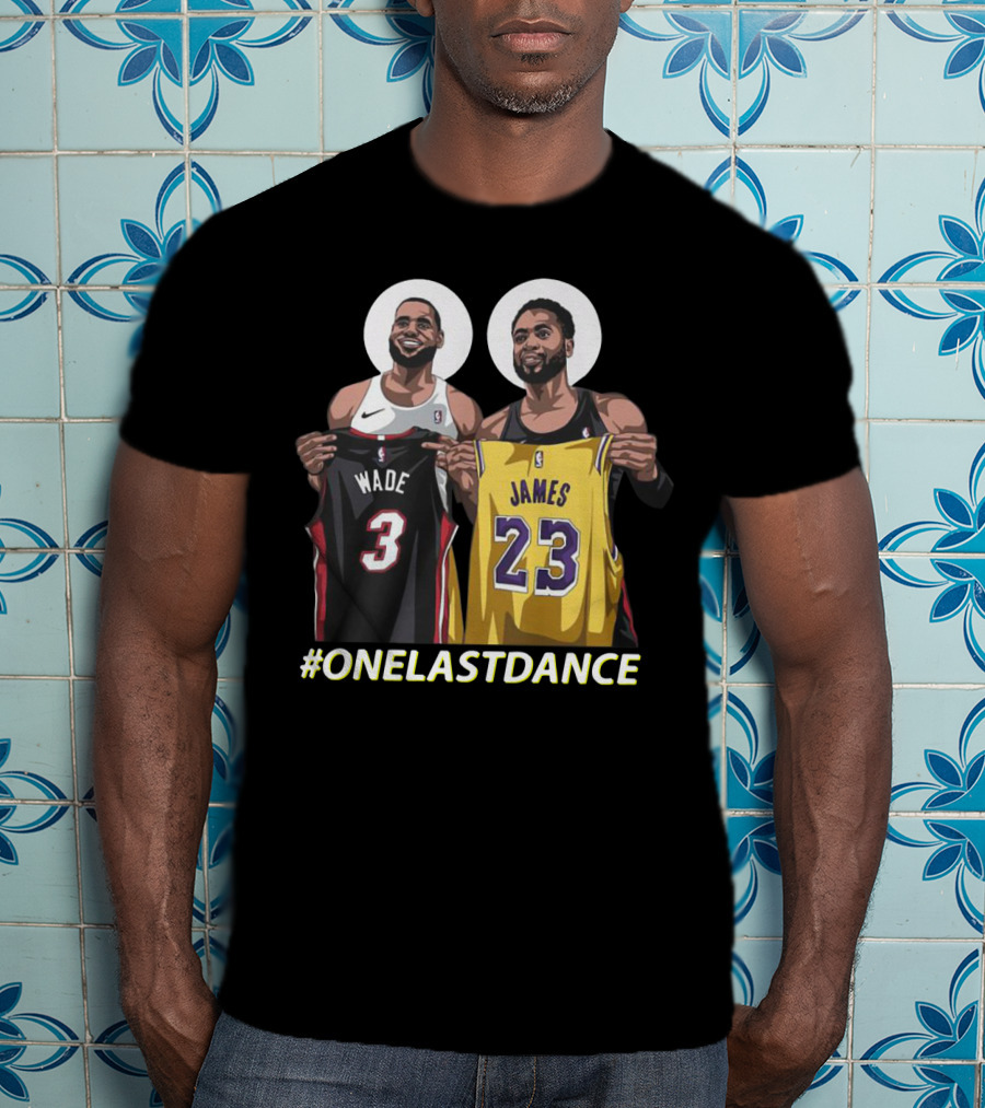 Wade 3 James 23 One Last Dance T-Shirt