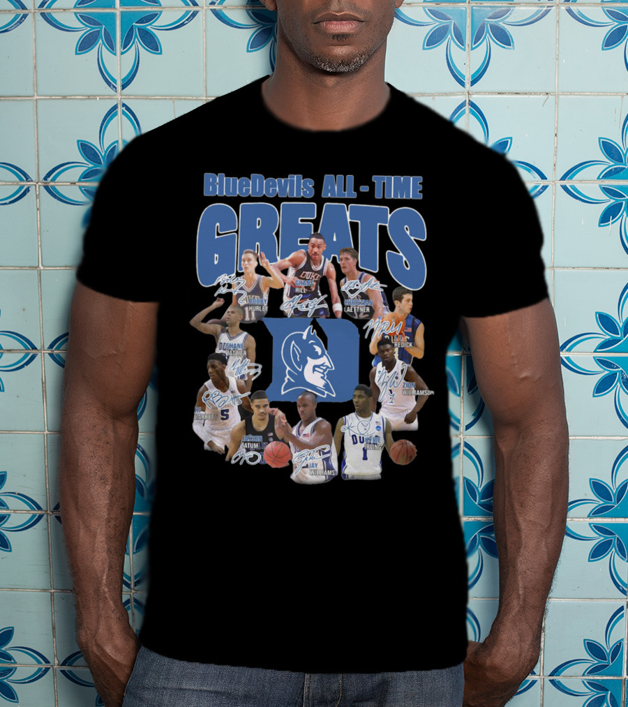 Blue Devils All-Time Greats Duke Basketball T-Shirt