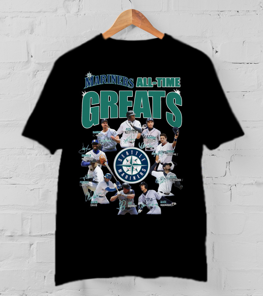 Seattle Mariners All-Time Greats T-Shirt
