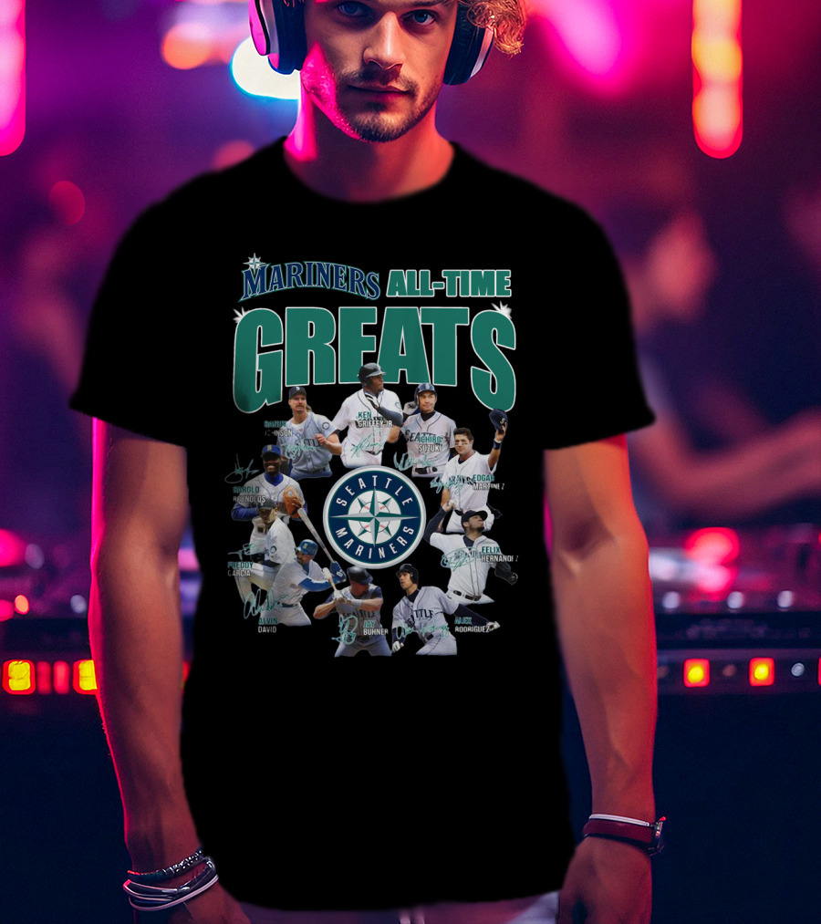 Seattle Mariners All-Time Greats T-Shirt