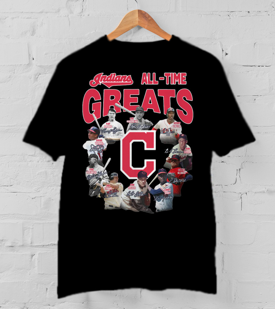 Indians All-Time Greats Cleveland Legends T-Shirt