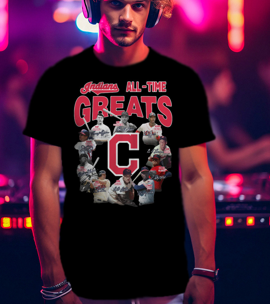 Indians All-Time Greats Cleveland Legends T-Shirt