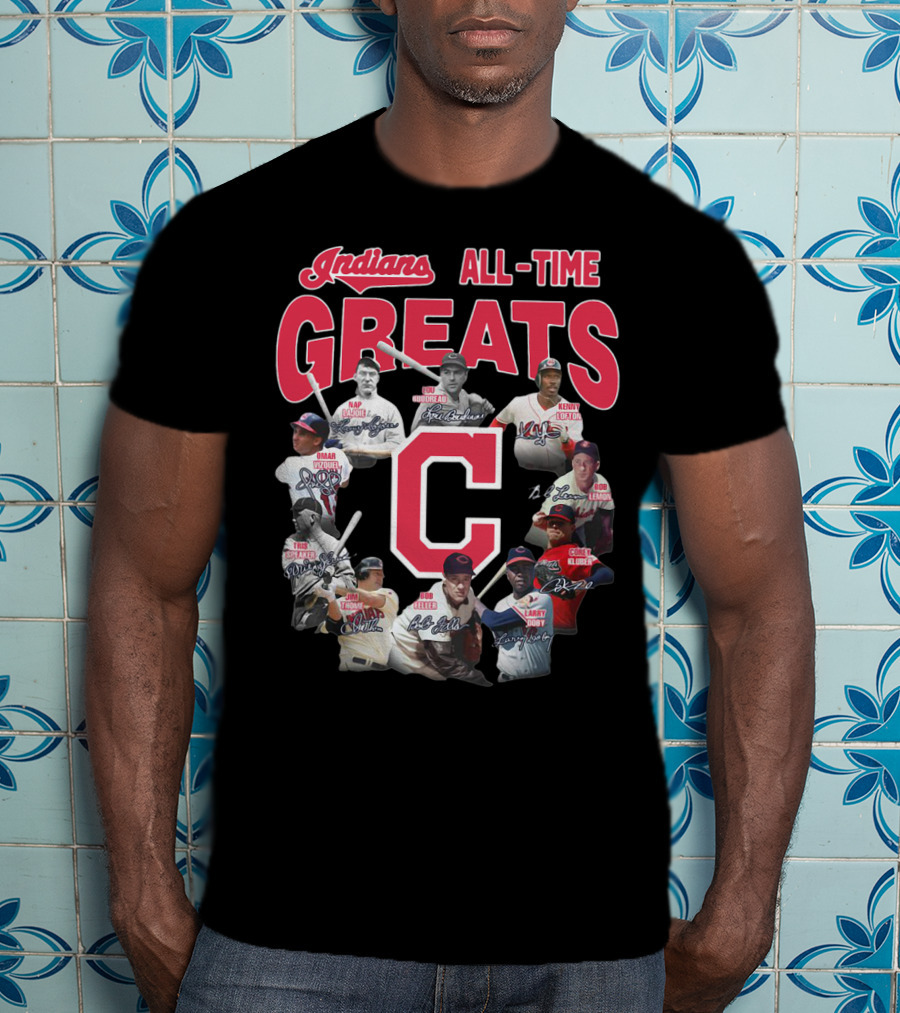 Indians All-Time Greats Cleveland Legends T-Shirt